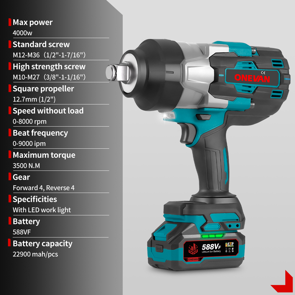 Clé à chocs électrique sans fi - Torque Wrench avis et prix